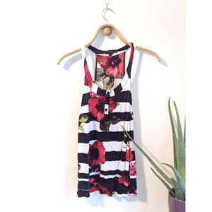 Black and white tank top